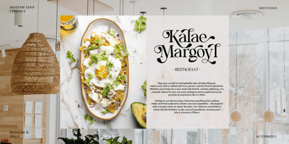 Blue Mirage Font Poster 10