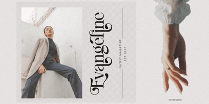 Blue Mirage Font Poster 7