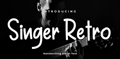 Singer Retro Font Poster 1