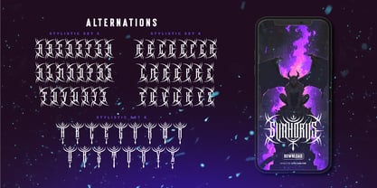 Drackursa Font Poster 13