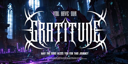 Drackursa Font Poster 15