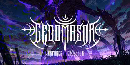 Drackursa Font Poster 2