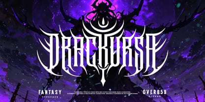 Drackursa Font Poster 1