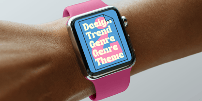 Gritty Retro Font Poster 3