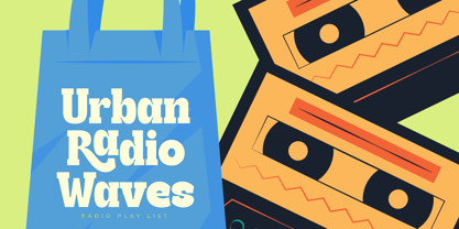 Gritty Retro Font Poster 4