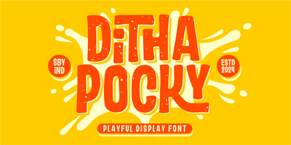 Ditha Pocky Font Poster 1