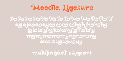 Mocella Font Poster 10