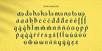 Khalifah Font Poster 9