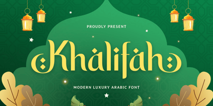 Khalifah Font Poster 1