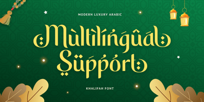 Khalifah Font Poster 12