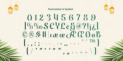 Khalifah Font Poster 11