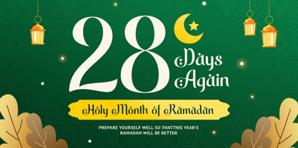 Khalifah Font Poster 5
