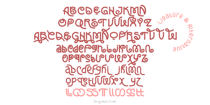 Degolas Font Poster 8