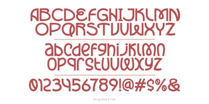 Degolas Font Poster 3