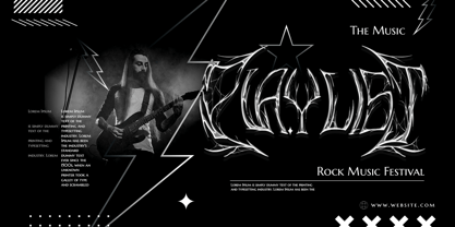 Dark Majesty Font Poster 5