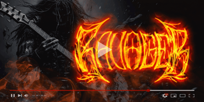 Dark Majesty Font Poster 2