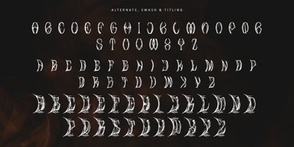 Dark Majesty Font Poster 8
