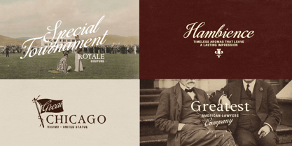 Royale Couture Font Poster 8