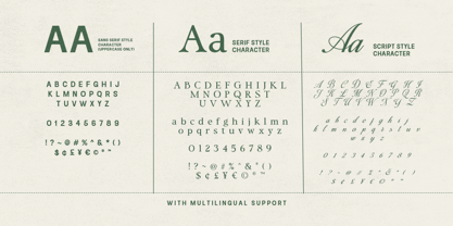 Royale Couture Font Poster 9