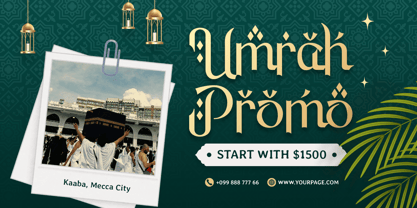 Riyad Malik Font Poster 8