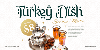 Riyad Malik Font Poster 5