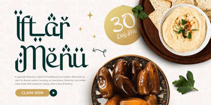 Riyad Malik Font Poster 2