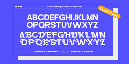 Refinity Font Poster 13
