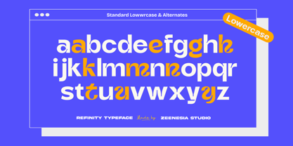 Refinity Font Poster 14
