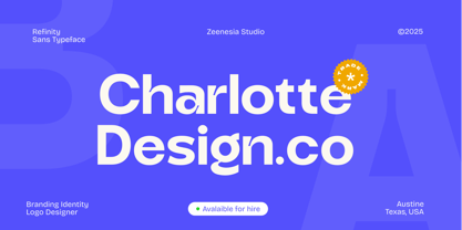 Refinity Font Poster 12