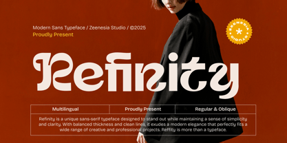 Refinity Font Poster 1