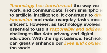 Refinity Font Poster 9