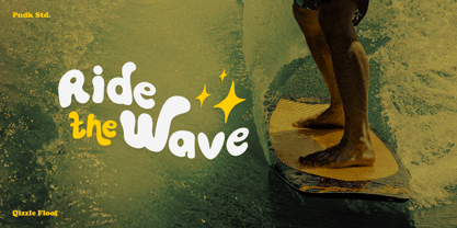 Qizzle Floof Font Poster 3