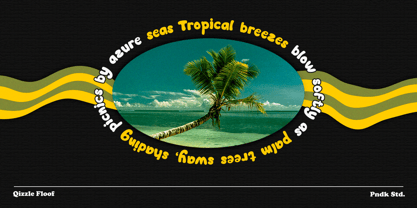 Qizzle Floof Font Poster 7