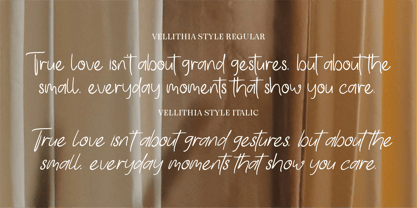 CF Vellithia Style Font Poster 4
