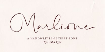 Marlione Font Poster 1