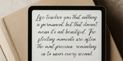 CF Amorettia Cally Font Poster 6