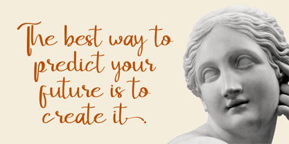 CF Amorettia Cally Font Poster 3