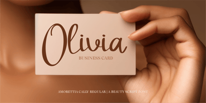 CF Amorettia Cally Font Poster 10