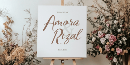 CF Amorettia Cally Font Poster 9