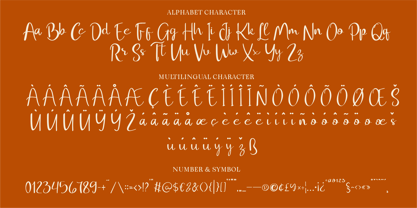 CF Amorettia Cally Font Poster 4