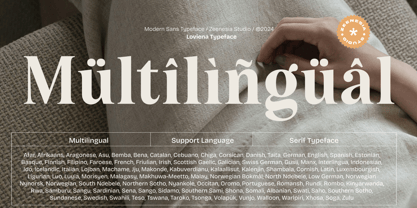 Loviena Font Poster 15