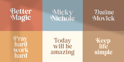 Loviena Font Poster 9