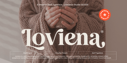 Loviena Font Poster 1