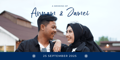 Bright Nastury Font Poster 5