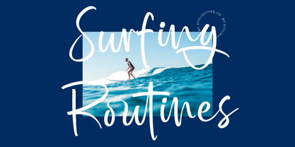 Bright Nastury Font Poster 3