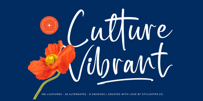 Bright Nastury Font Poster 11