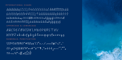 Bright Nastury Font Poster 15