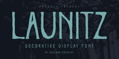 MC Launitz Font Poster 1