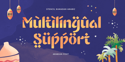 Arabian Font Poster 12
