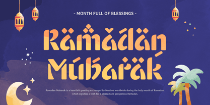 Arabian Font Poster 2